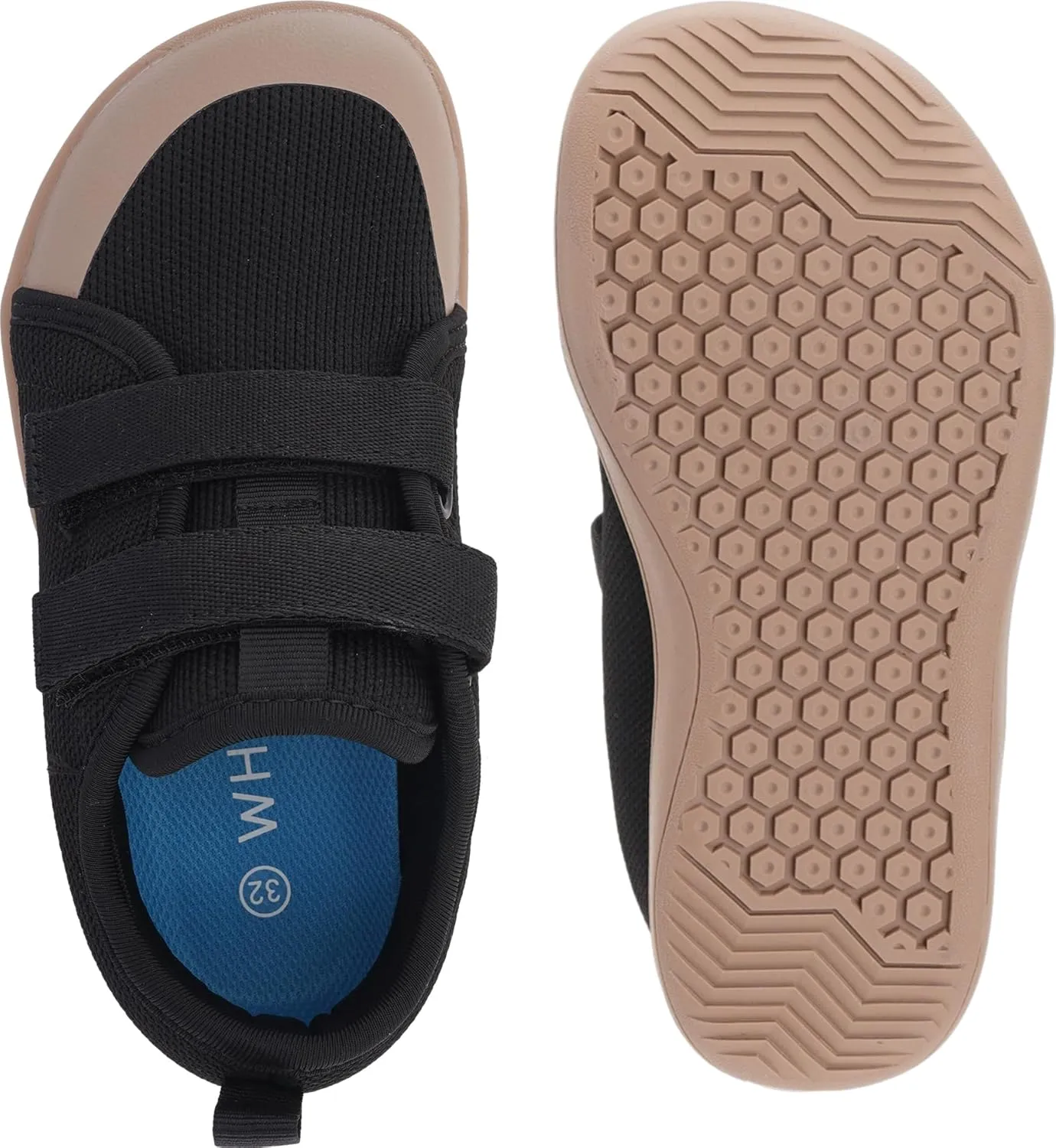 WHITIN Toddler/Little/Big/Kid Wide Barefoot Shoes | Boys/Girls Minimalist Sneakers | Splay Naturally | Lightweight
