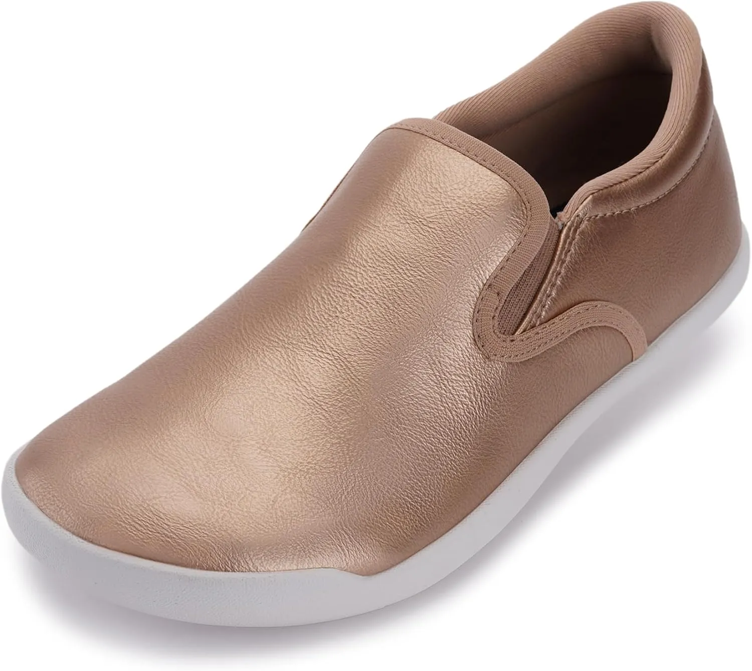 WHITIN Women's Vegan Slip-on Barefoot Shoes Fashion Sneakers | Wide Toe Box | Zero Drop Sole