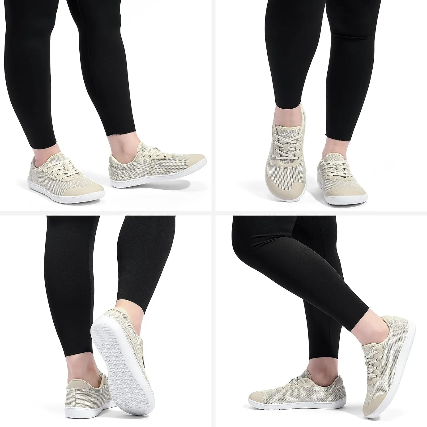 Wide Toe Box Shoes for Women - Minimalist Barefoot Shoes Zero Drop Casual Comfortable Athletic Walking Wide Width Fashion Sneakers for Swelling Bunion Plantar Fasciitis Foot