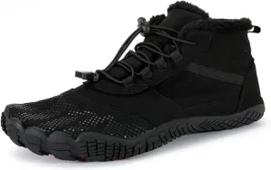 Winter Hiking Shoes Wide Toe Barefoot Shoes, Walking Hiking Boots for Women Men Trail Running Non-Slip