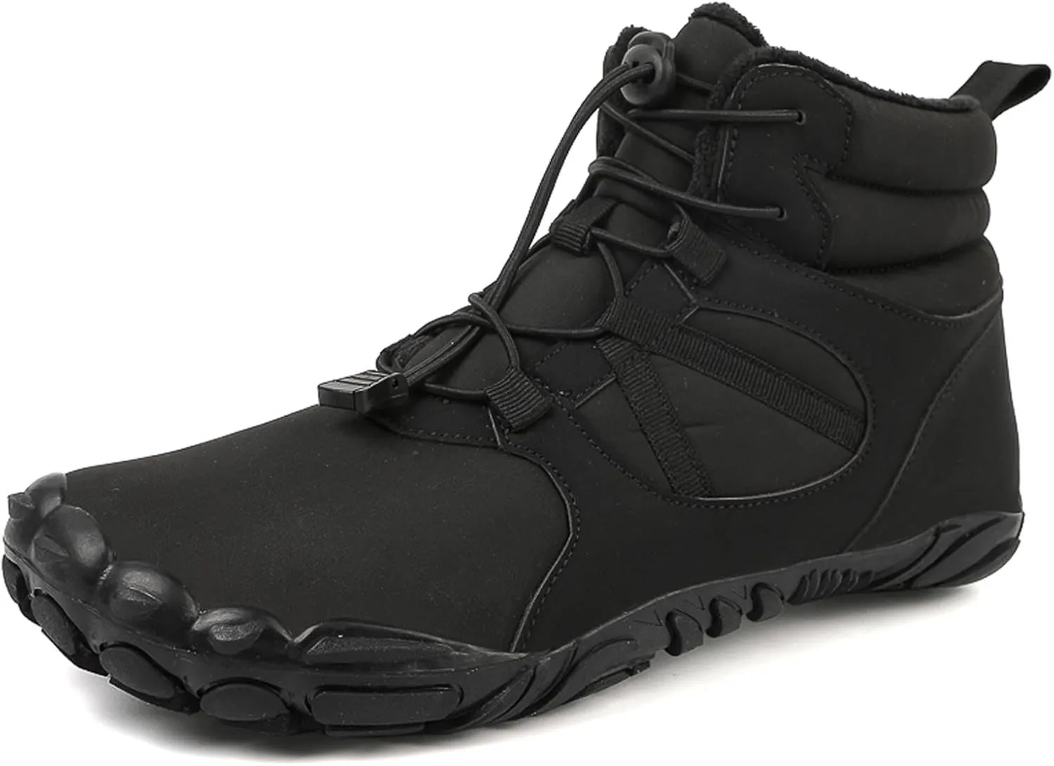 Winter Hiking Shoes Wide Toe Barefoot Shoes, Walking Hiking Boots for Women Men Trail Running Non-Slip