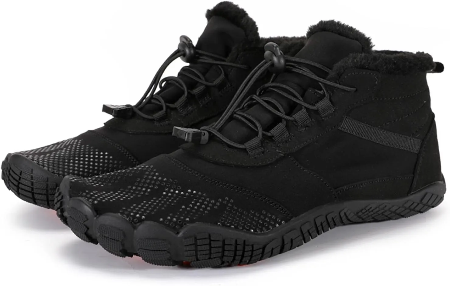 Winter Hiking Shoes Wide Toe Barefoot Shoes, Walking Hiking Boots for Women Men Trail Running Non-Slip