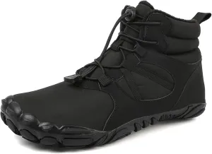 Winter Hiking Shoes Wide Toe Barefoot Shoes, Walking Hiking Boots for Women Men Trail Running Non-Slip