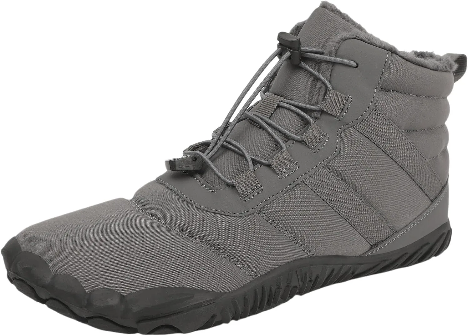 Winter Snow Boots for Women & Men | Minimalist Winter Snow Boots Barefoot | Warm Ankle Booties | Zero Drop Sole | Wide Toe Box | Slip on Sneakers | Waterproof Fur Lining Warm Snow Ankle Boots