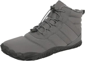 Winter Snow Boots for Women & Men | Minimalist Winter Snow Boots Barefoot | Warm Ankle Booties | Zero Drop Sole | Wide Toe Box | Slip on Sneakers | Waterproof Fur Lining Warm Snow Ankle Boots