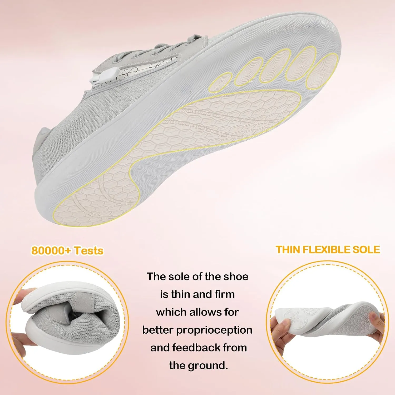 Womens Barefoot Walking Shoes Wide Toe Fashion Sneakers Comfortable Casual Shoes Zero Drop Minimalist Shoes
