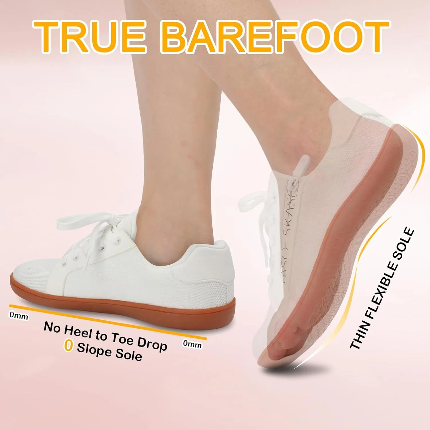 Womens Barefoot Walking Shoes Wide Toe Fashion Sneakers Comfortable Casual Shoes Zero Drop Minimalist Shoes