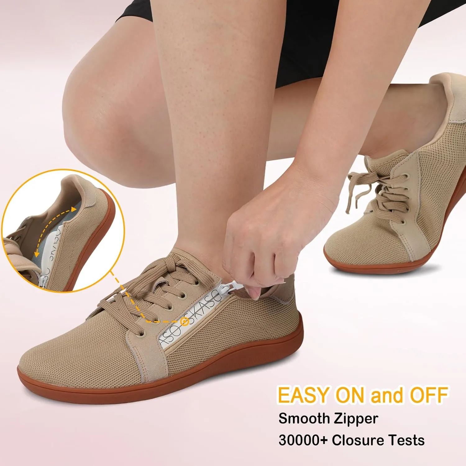Womens Barefoot Walking Shoes Wide Toe Fashion Sneakers Comfortable Casual Shoes Zero Drop Minimalist Shoes