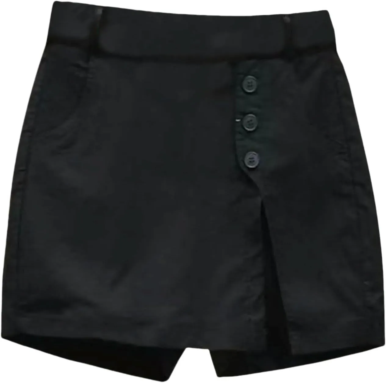 Womens Casual Summer Fashionable Thin Trousers Elastic Waist SkirtSplit Shorts Female Loose Pants