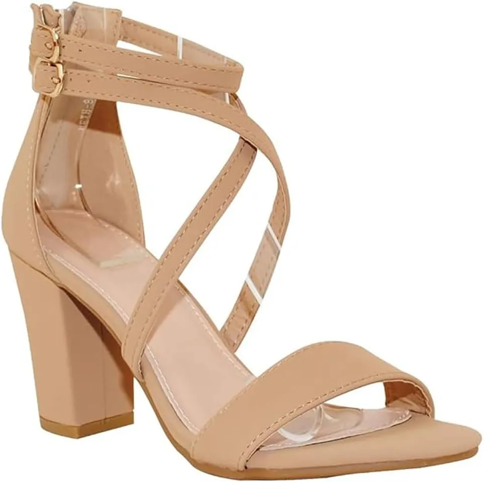 Women's Chunky Heel Ankle Strap Sandals