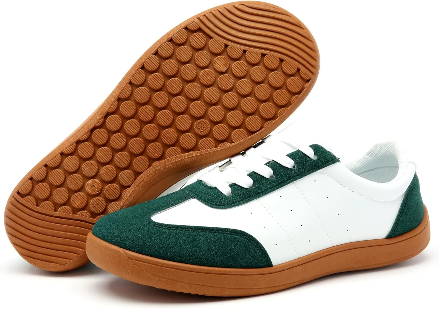 Women's Men's Classic Leather Sneakers Comfy Breathable Casual Walking Shoes Fashion Soft Lace-up Sneaker