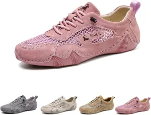 Women’S Outdoor Mesh Trail Shoes for Hiking & Walking Summer Sports Shoes Breathable Mesh Non-Slip Lightweight Casual Sneakers Italian Handmade Suede Ankle Boot