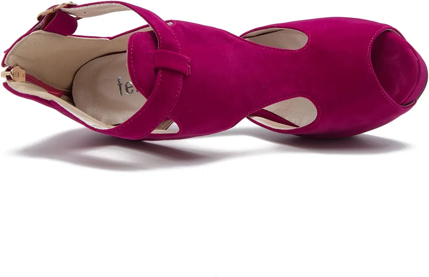 Women's Platform Chunky Block High Heel Peep-Toe Dress Sandals