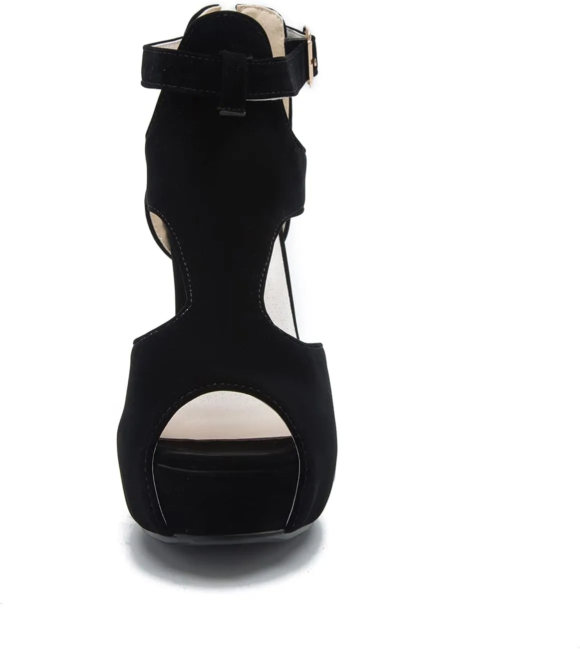 Women's Platform Chunky Block High Heel Peep-Toe Dress Sandals