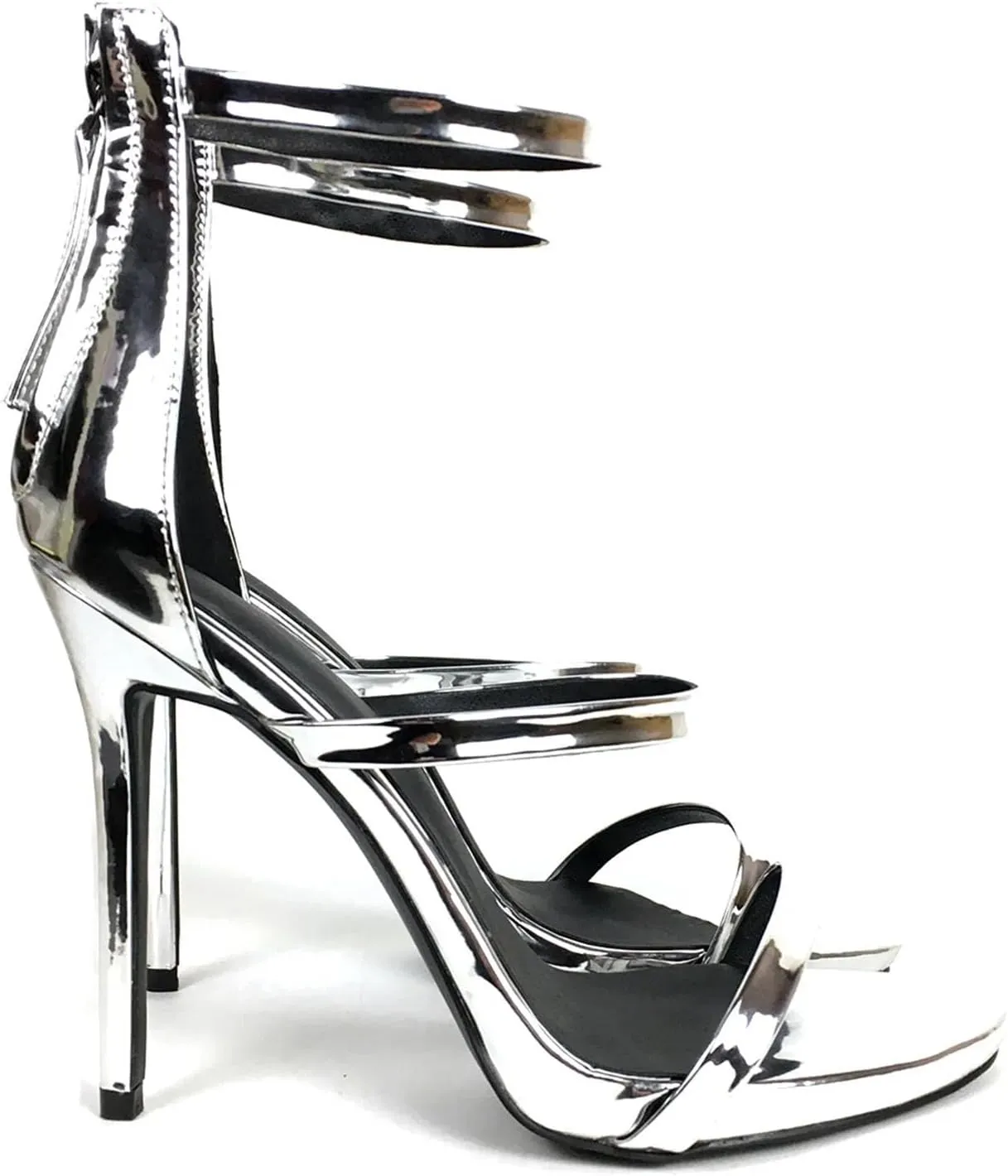 Women's Strappy Stiletto Sandals, Open Toe Party Wedding High Heels Summer