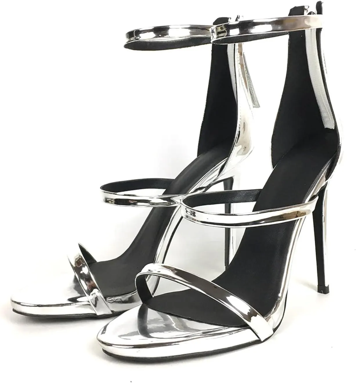 Women's Strappy Stiletto Sandals, Open Toe Party Wedding High Heels Summer