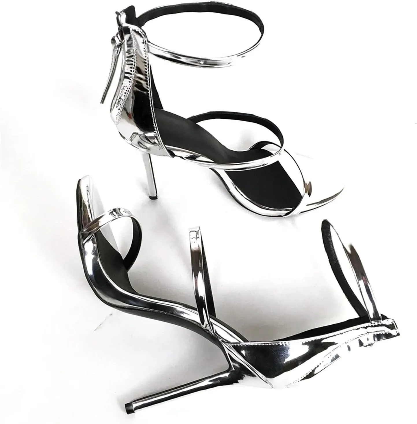 Women's Strappy Stiletto Sandals, Open Toe Party Wedding High Heels Summer