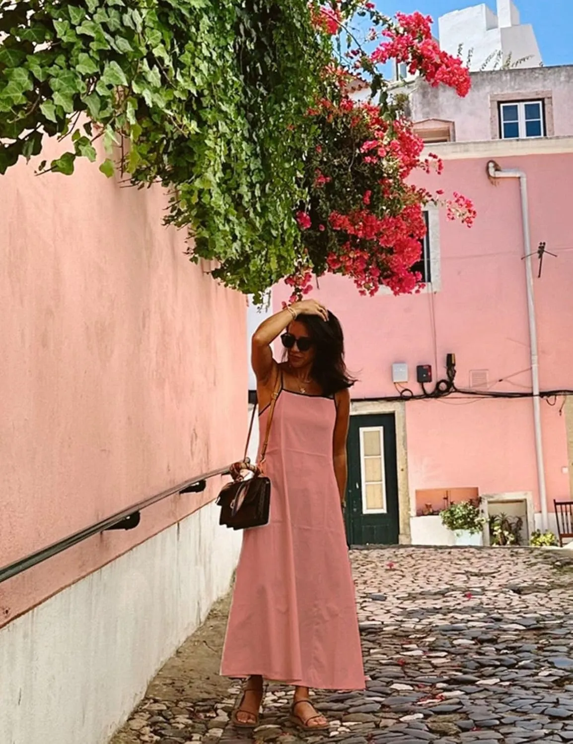Womens Summer Maxi Dress 2025 Spaghetti Strap Dress Linen Sleeveless Backless Flowy Long Beach Dresses