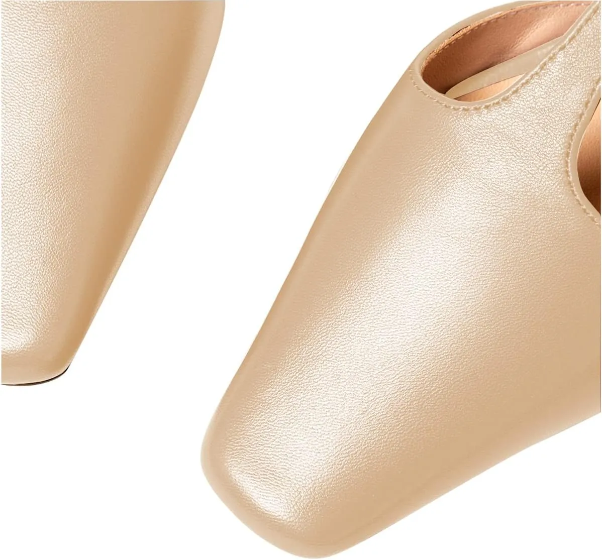 Women's Vintage Matte Leather Square Toe T-Strap Kitten Heel Pumps Shoes Comfort Solid Colour Closed Toe Dress Low Heel Sandals Shoes