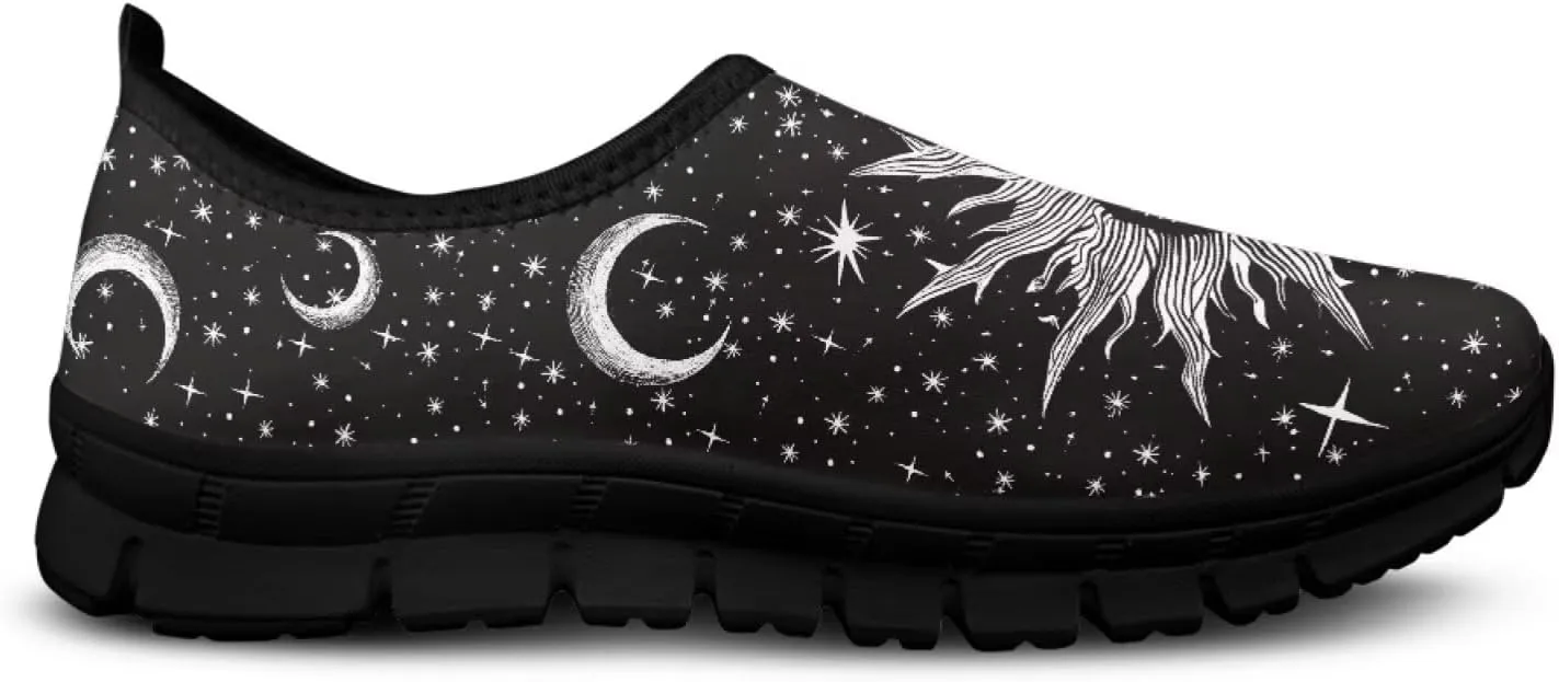 Women's Walking Shoes Slip On Comfy Fashion Sneakers Wide Width Breathable Hand Free Casual Light - Wight Low Tops Size 7.5-15.5