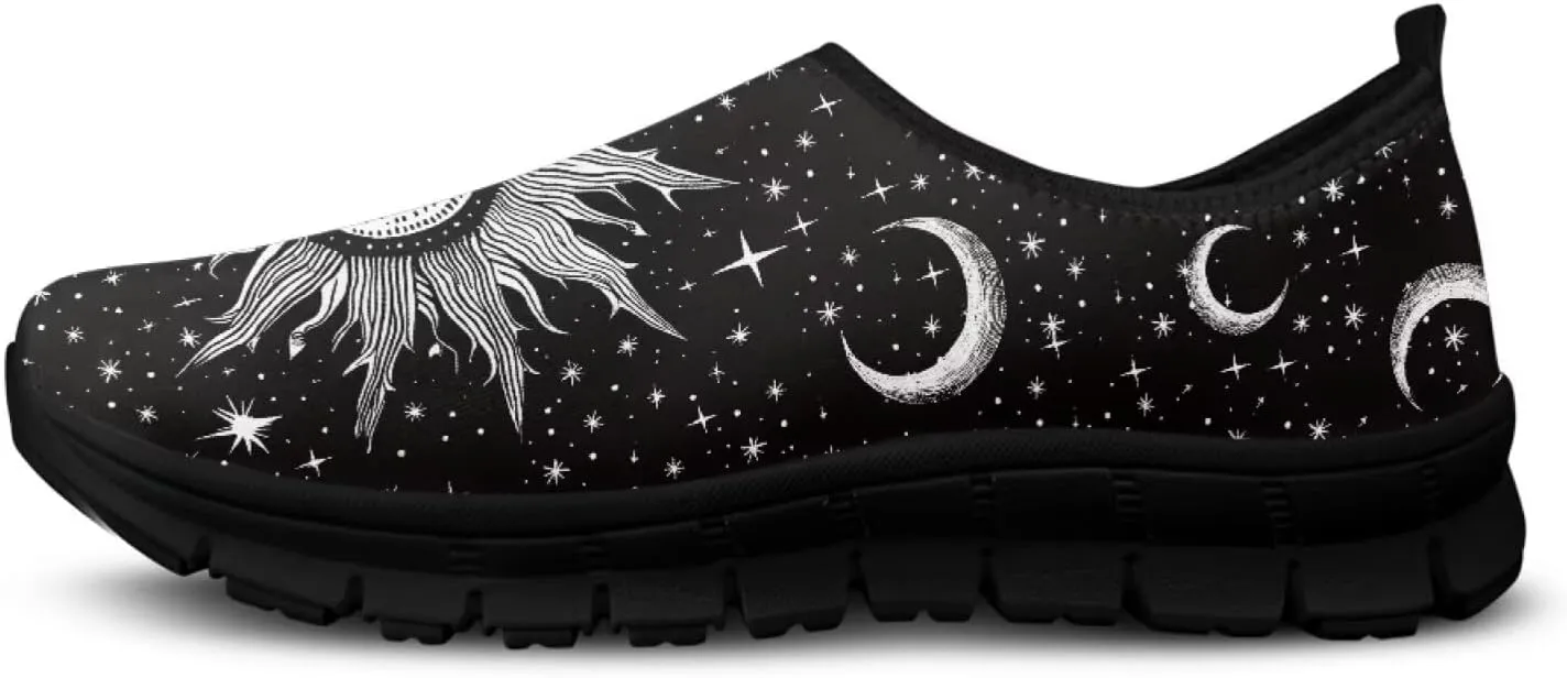 Women's Walking Shoes Slip On Comfy Fashion Sneakers Wide Width Breathable Hand Free Casual Light - Wight Low Tops Size 7.5-15.5